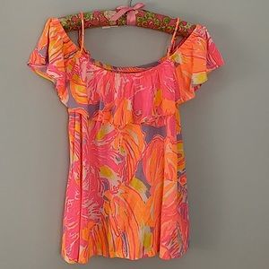 Lilly Pulitzer Tamiami Off-the Shoulder Top